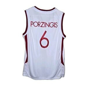 Retro Porzingis Team 6 Lavija Size Large